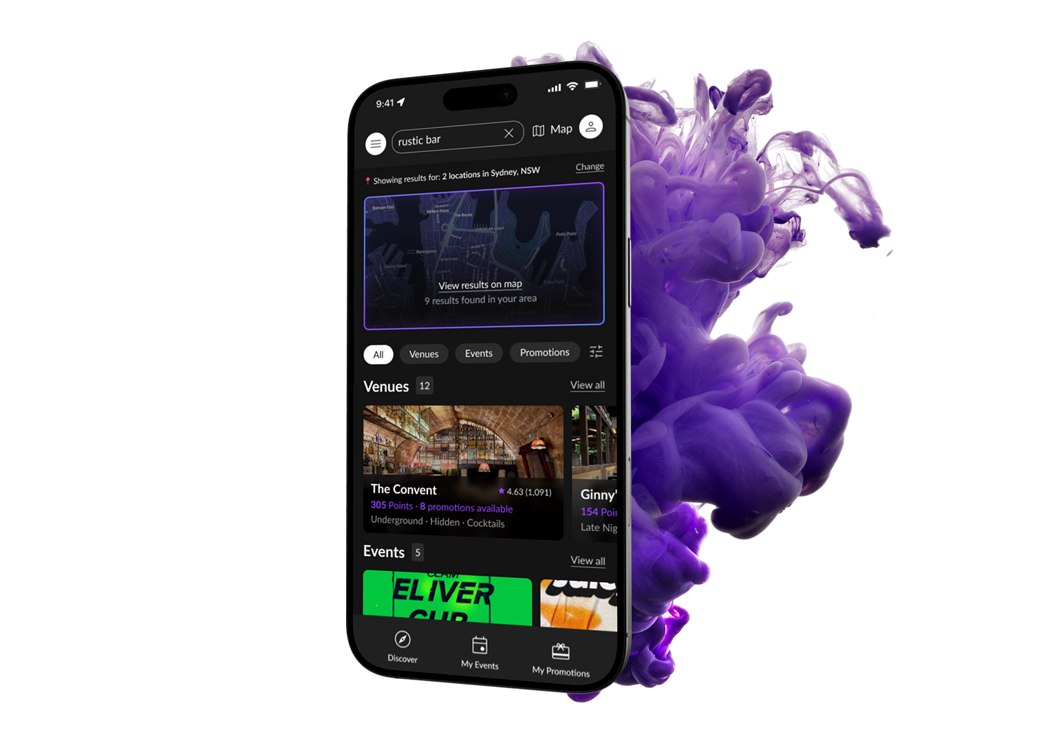 Gatsby App Mockup